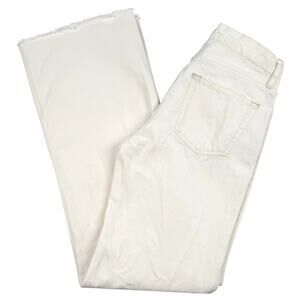 Anine Bing Hugh Jean Ivory Denim High Rise Wide Leg Relaxed Fit Women’s 26